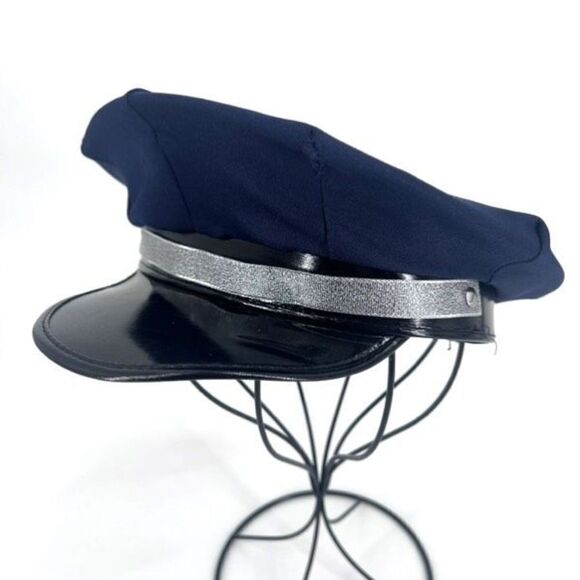 Police officer parole Cap Hat Halloween Role Play Fun Sexy Play One size XL - Picture 1 of 6